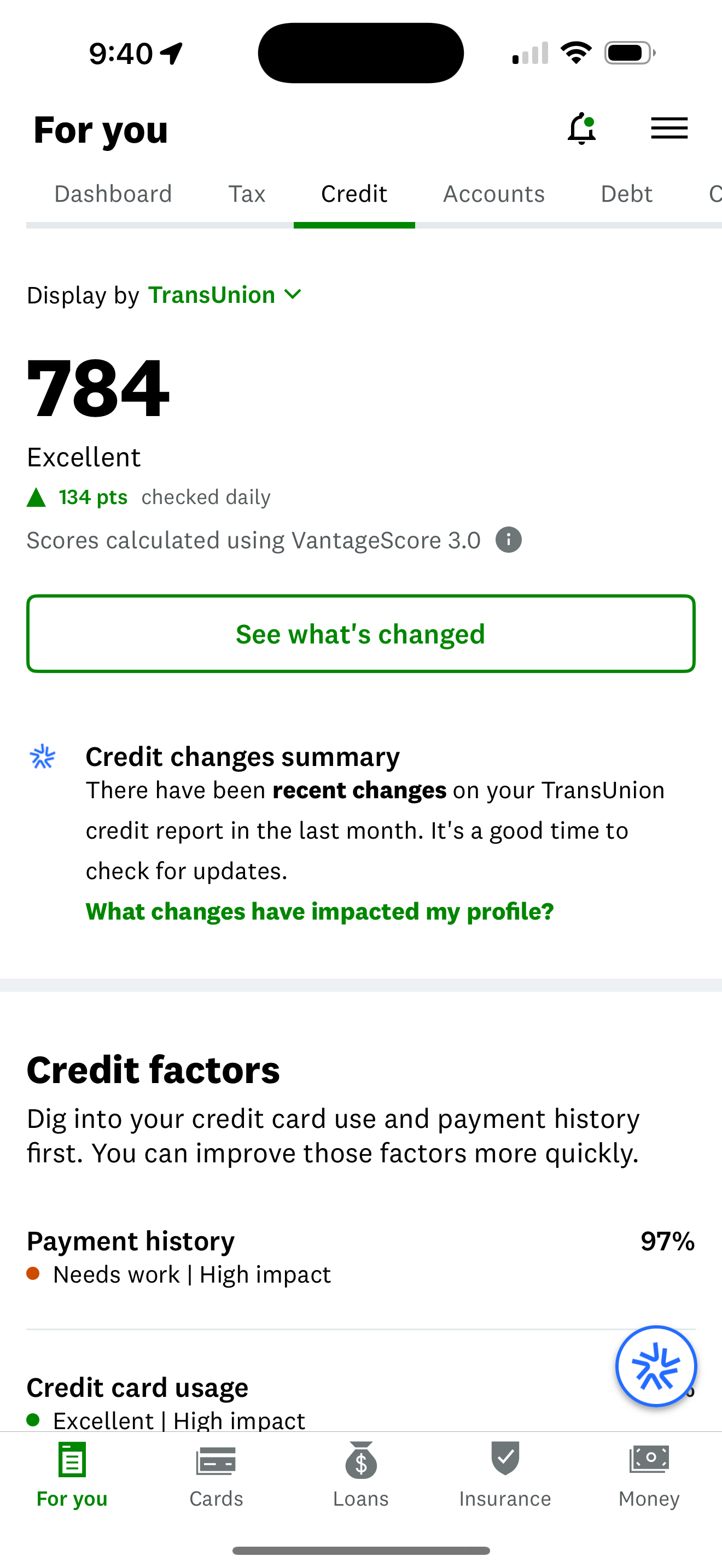 Credit Restoration Result